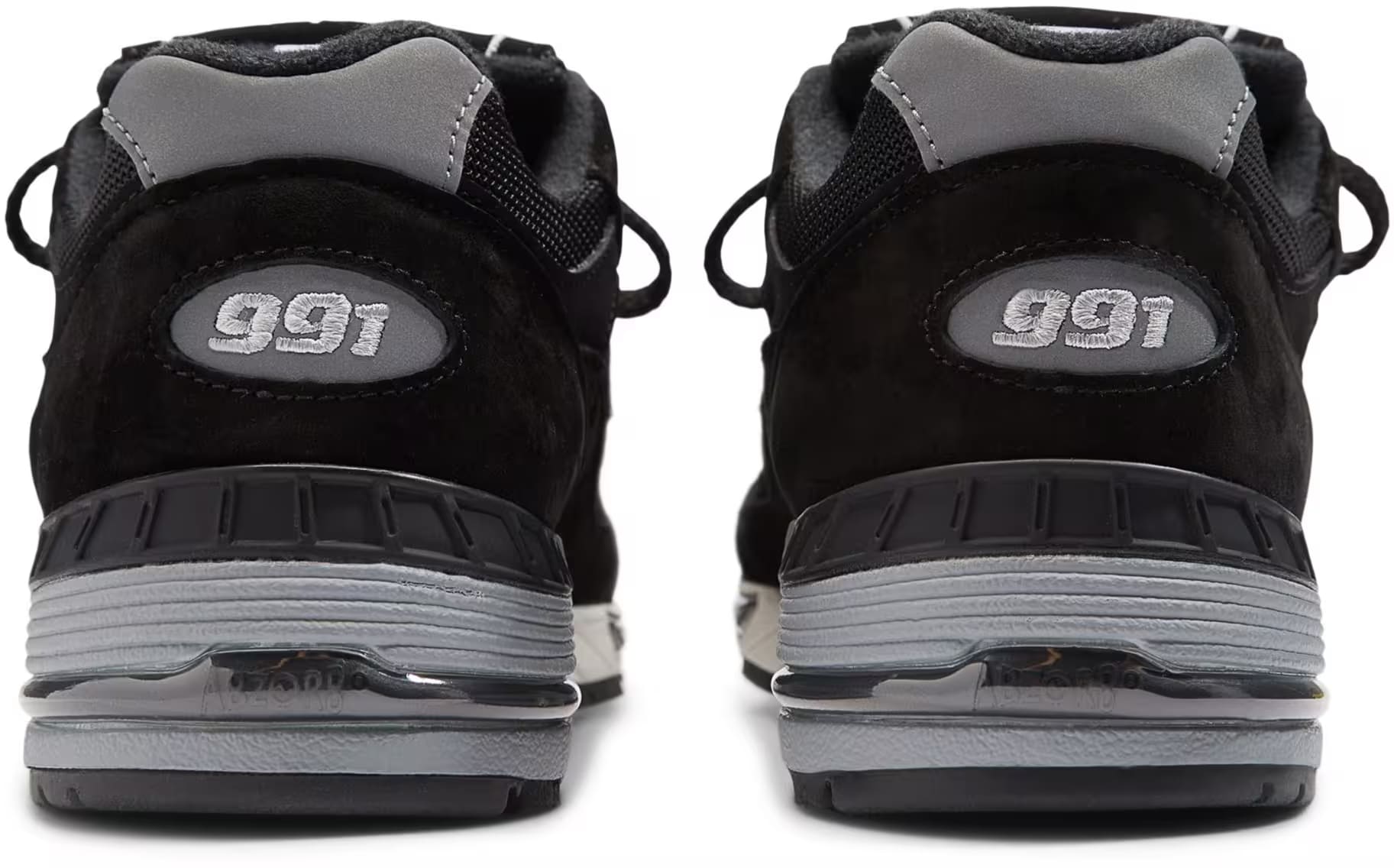 New Balance 991 MiUK Black Silver (Women's)