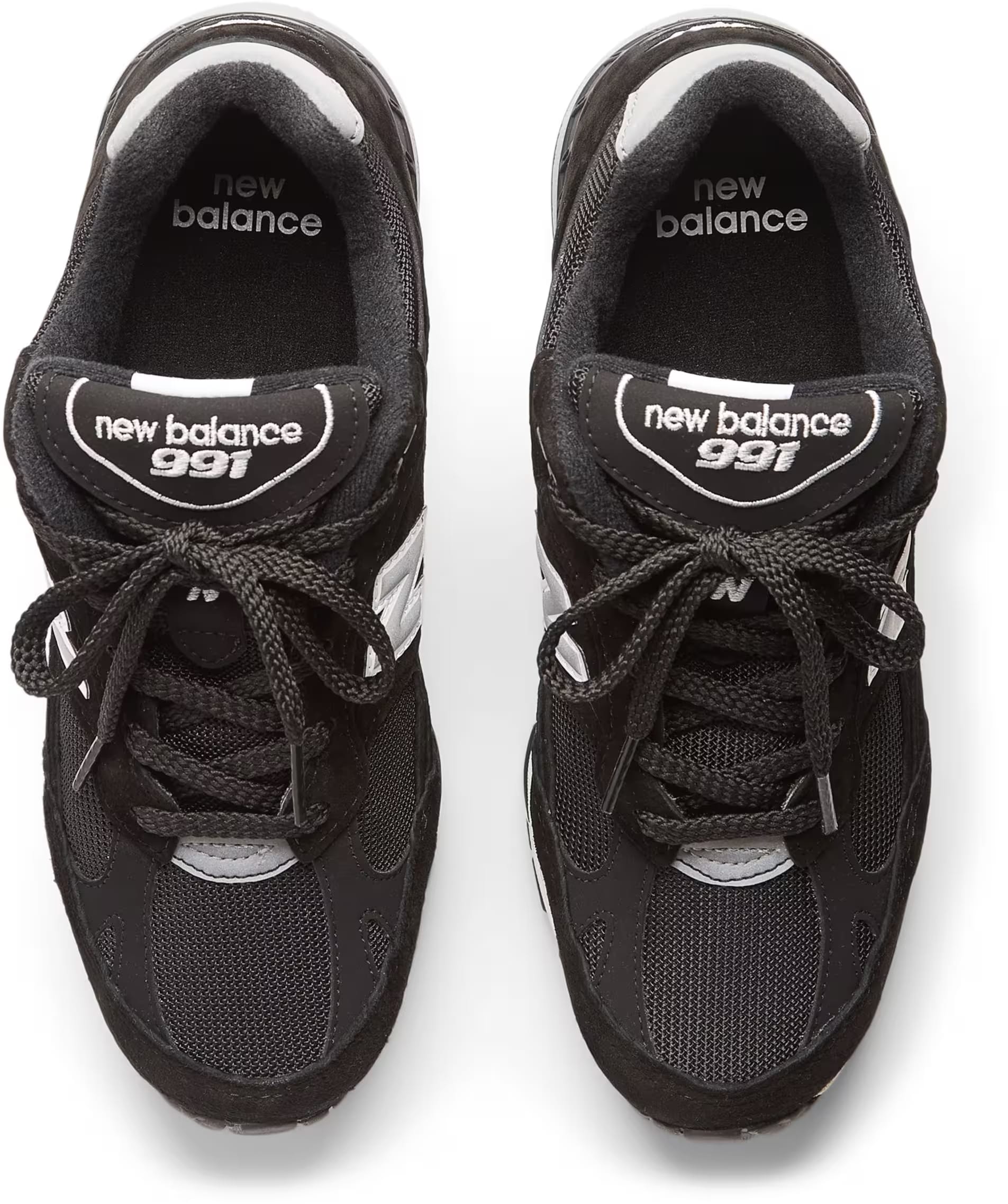 New Balance 991 MiUK Black Silver (Women's)