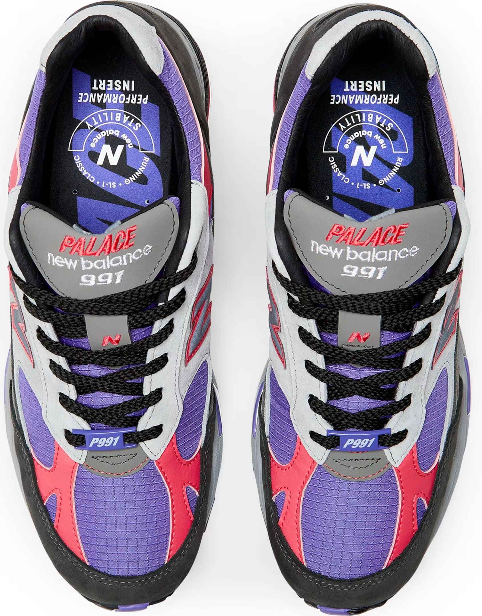 Palace x New Balance 991 Wmns Made in UK "Ultra Violet"