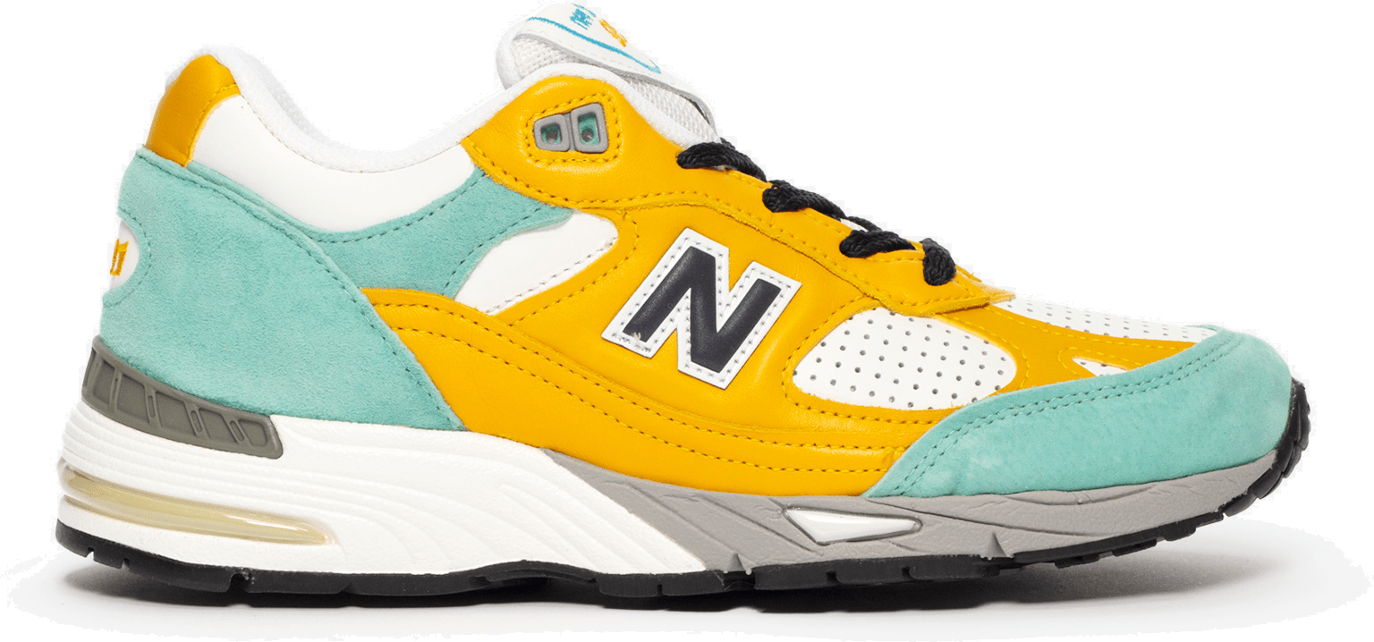 New Balance 991 SNS Yellow Blue (Women's)