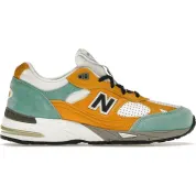 New Balance 991 SNS Yellow Blue (Women's)