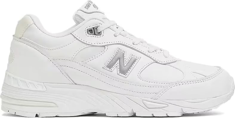 New Balance 991 MiUK White Grey (Women's)