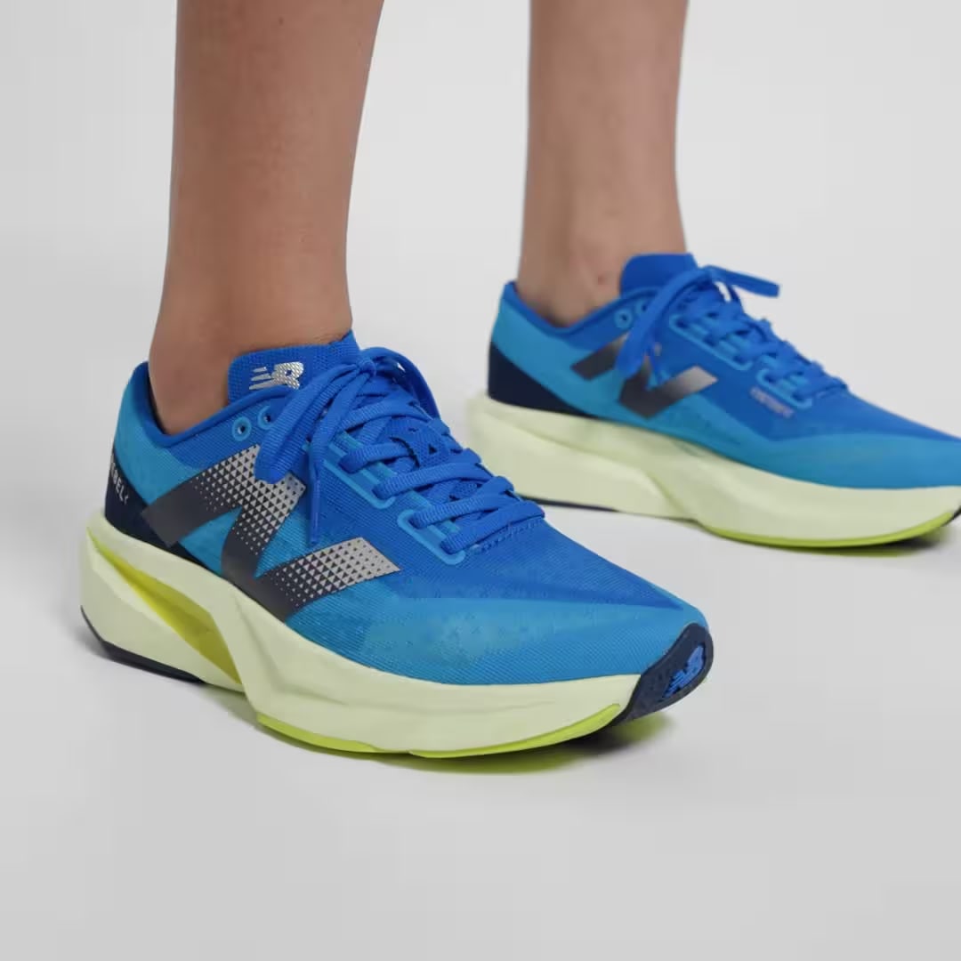 New Balance FuelCell Rebel v4 White Bleached Lime Glow (Women's)