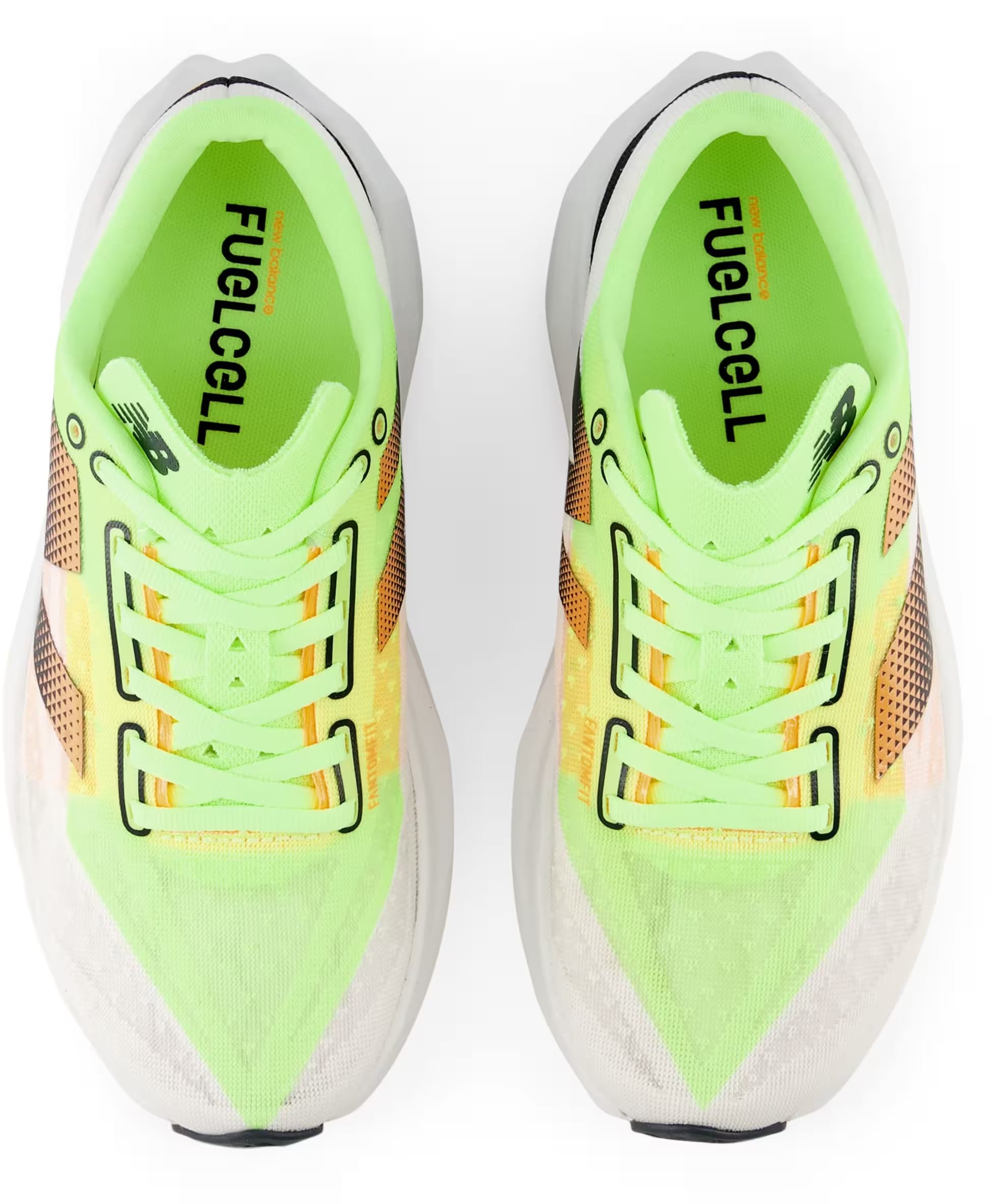 New Balance FuelCell Rebel v4 White Bleached Lime Glow (Women's)