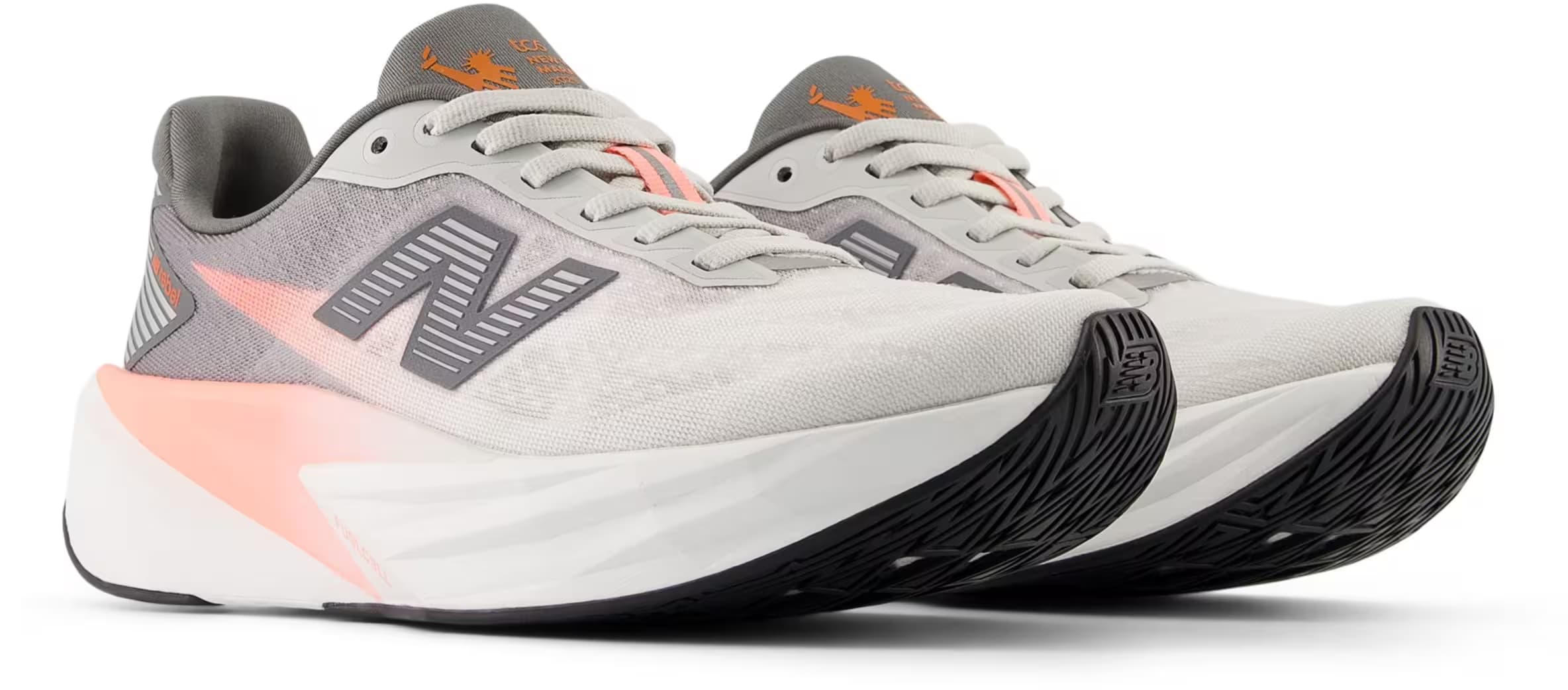 New Balance TCS NYC Marathon FuelCell Rebel v5 Grapefruit Grey Matter Poppy (Women's)