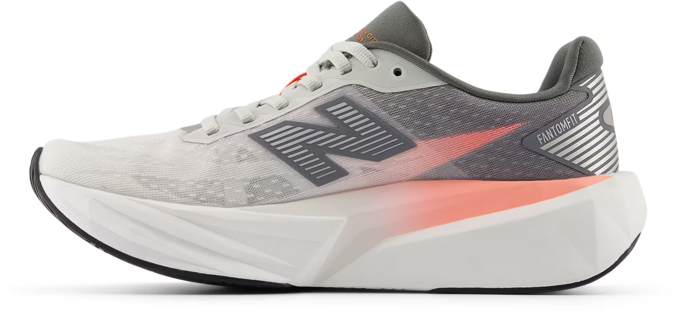 New Balance TCS NYC Marathon FuelCell Rebel v5 Grapefruit Grey Matter Poppy (Women's)