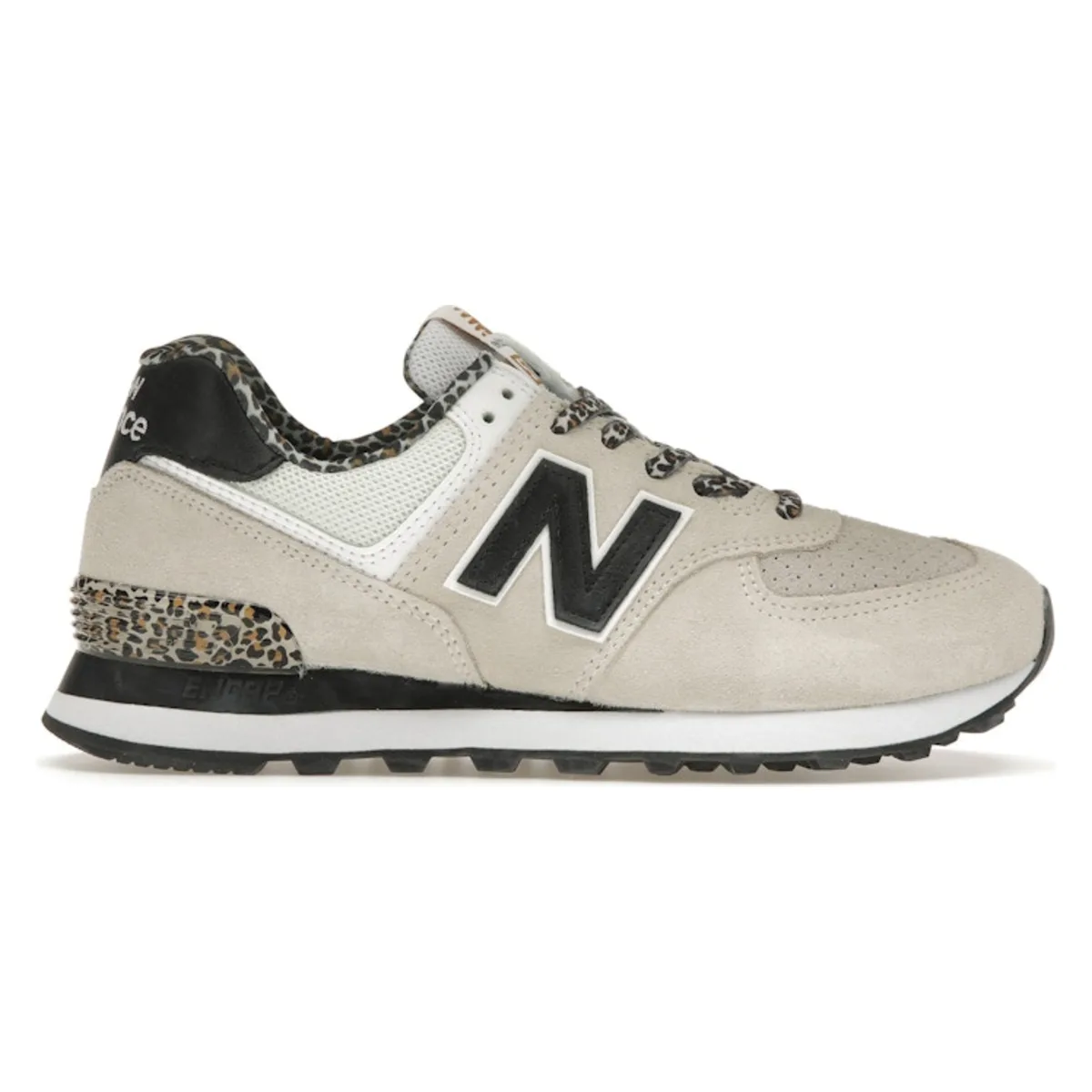 New Balance 574 Leopard Print Grey Black (Women's)