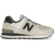 New Balance 574 Leopard Print Grey Black (Women's)