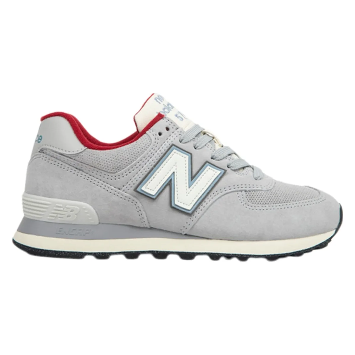 New Balance 574 Blue Varsity Red (Women's)