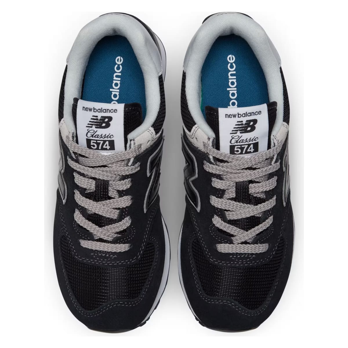 New Balance 574 Core Black White (Women's)