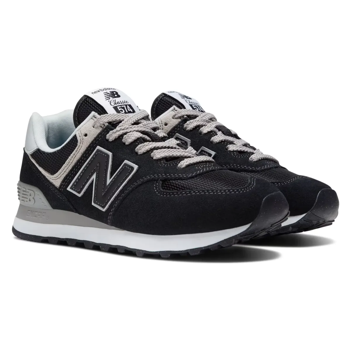 New Balance 574 Core Black White (Women's)