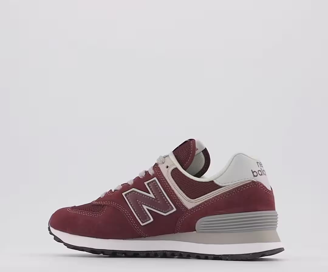 New Balance 574 Core Burgundy White (Women's)