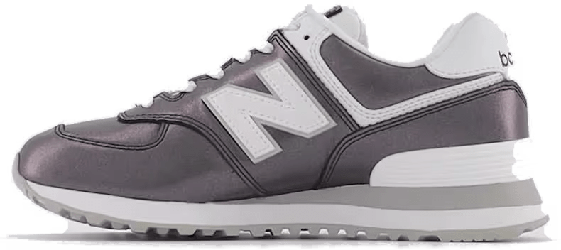 New Balance 574v2 Black Metallic White (Women's)