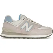 New Balance 574 Stone Pink Sea Salt Blue Haze (Women's)