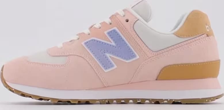 New Balance 574 Pink Blue Orange (Women's)