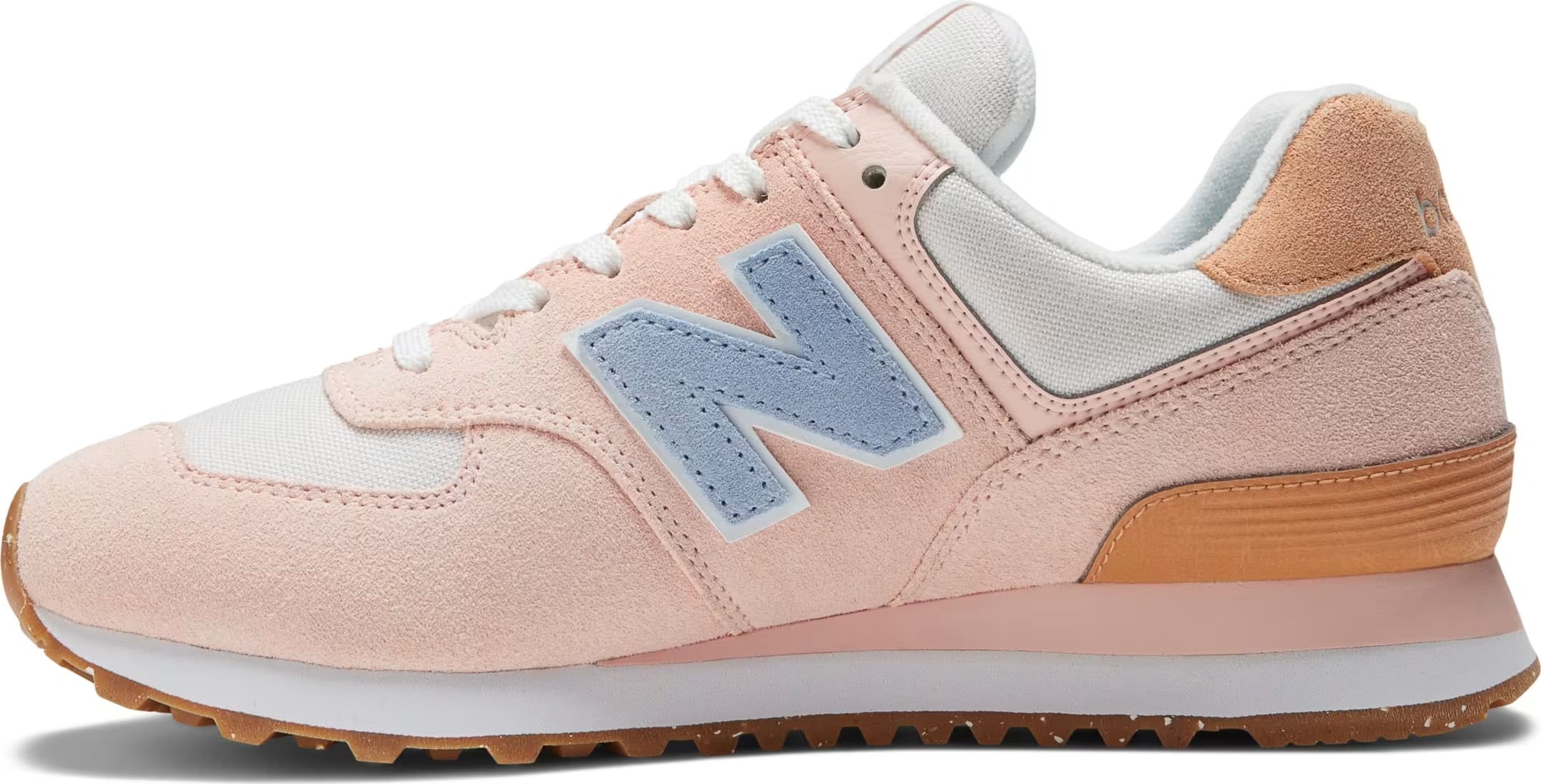 New Balance 574 Pink Blue Orange (Women's)