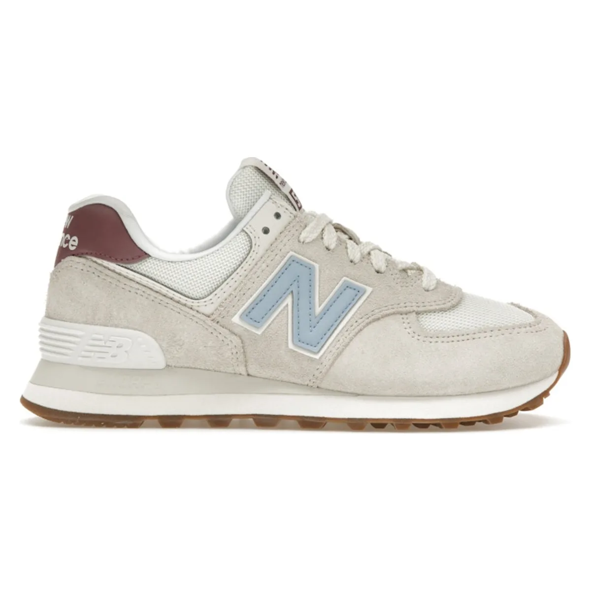 New Balance 574 Beige Baby Pink Ecru Blue (Women's)