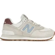 New Balance 574 Beige Baby Pink Ecru Blue (Women's)