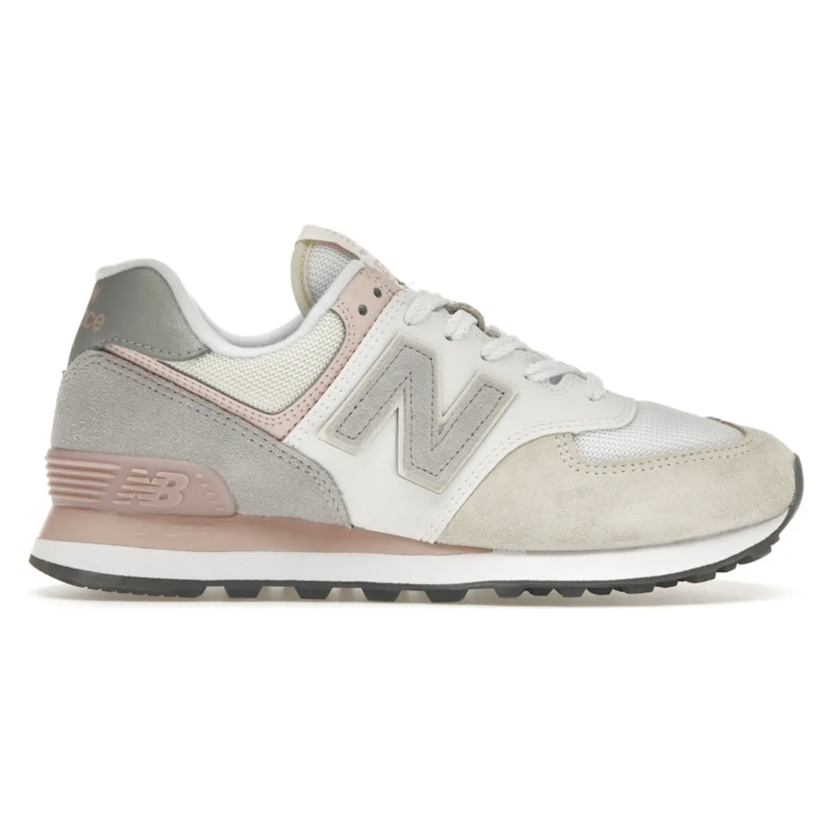New Balance 574 Beige White Pink Sand (Women's)