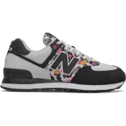 New Balance 574 White Black Camo (Women's)