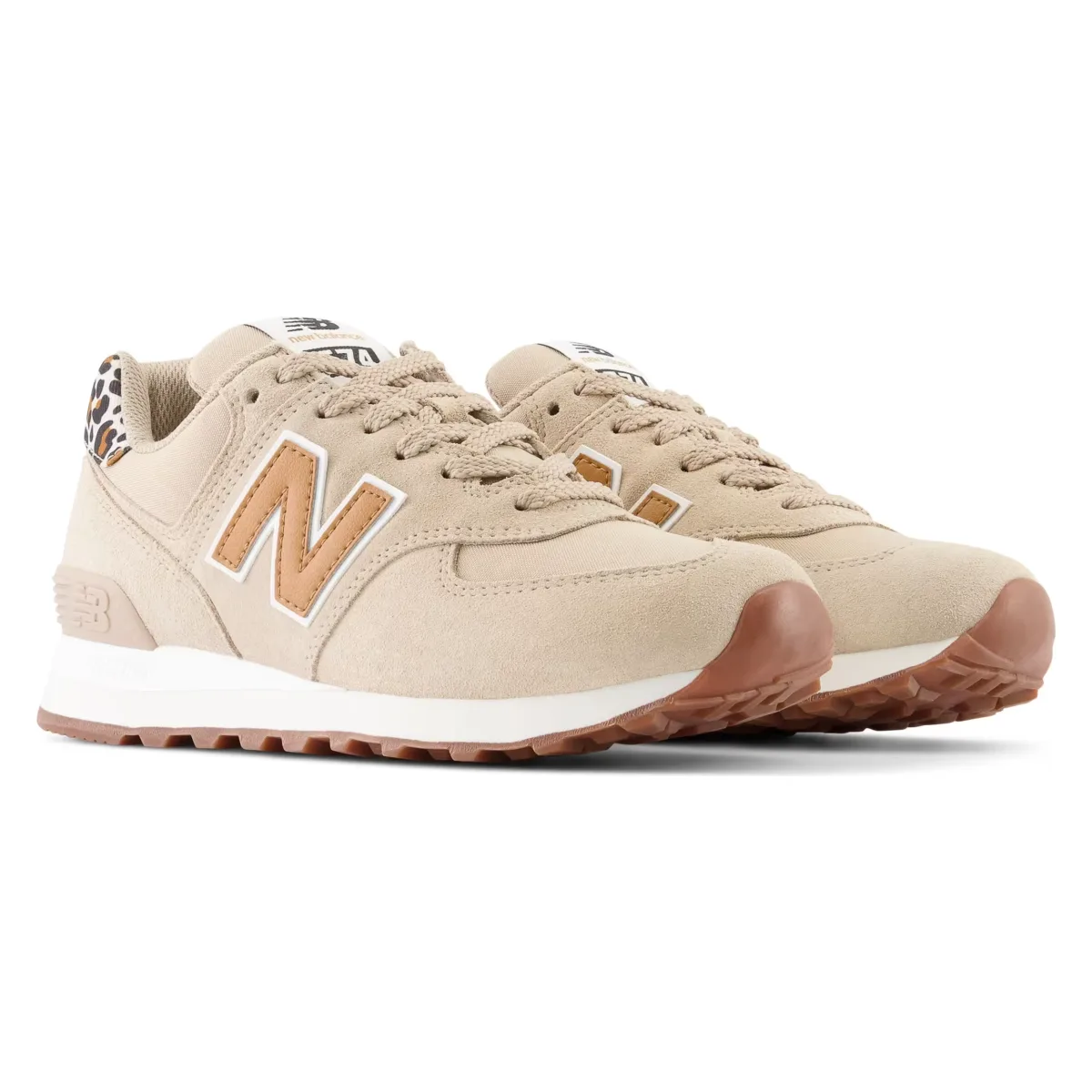 New Balance 574 Tobacco Leopard Print (Women's)