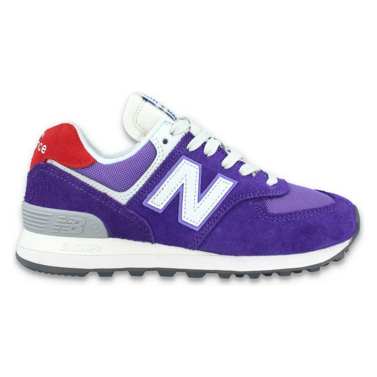 New Balance 574 Purple White Red (Women's)