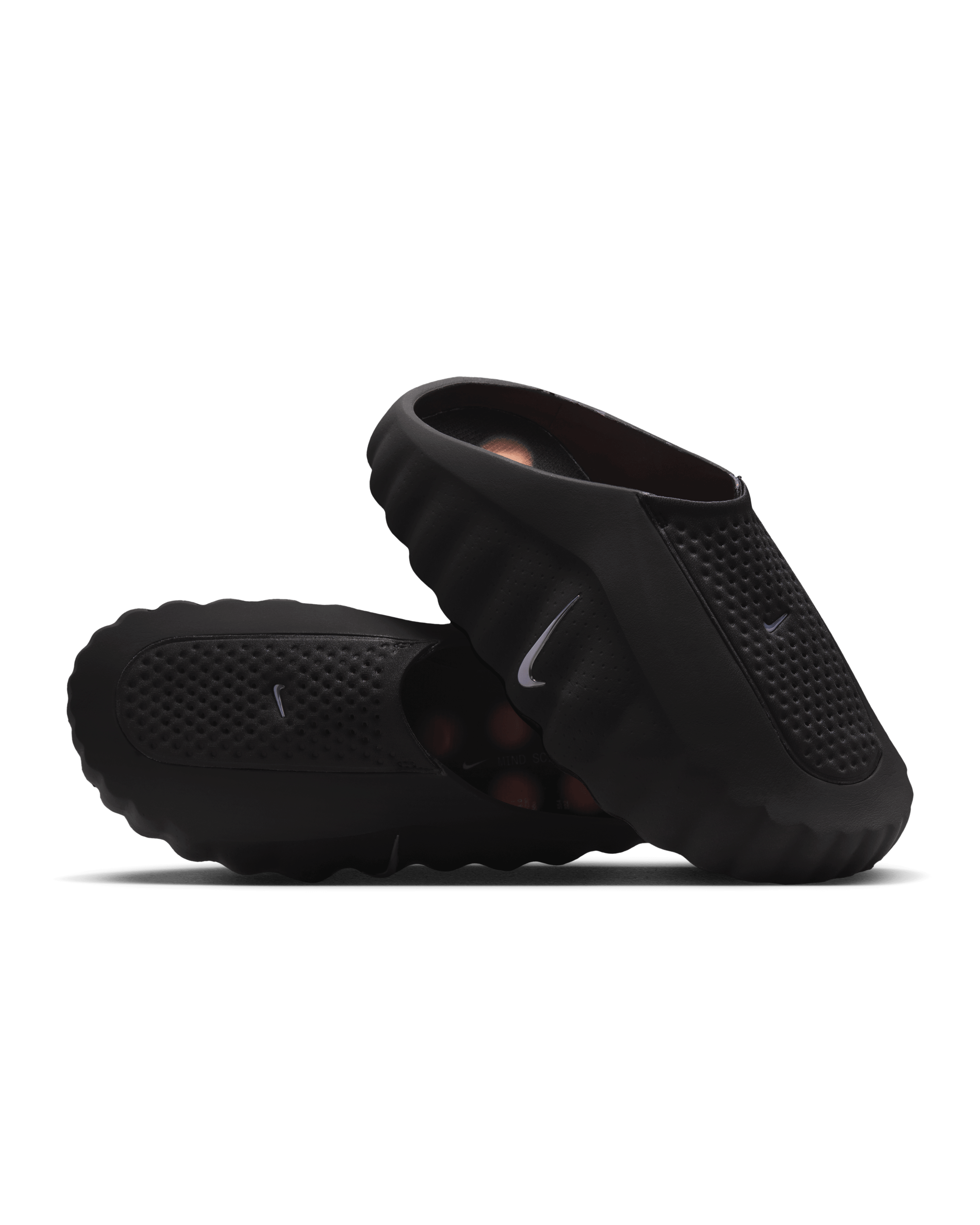 Nike Mind 001 Pregame muiltjes wmns "Black Chrome"