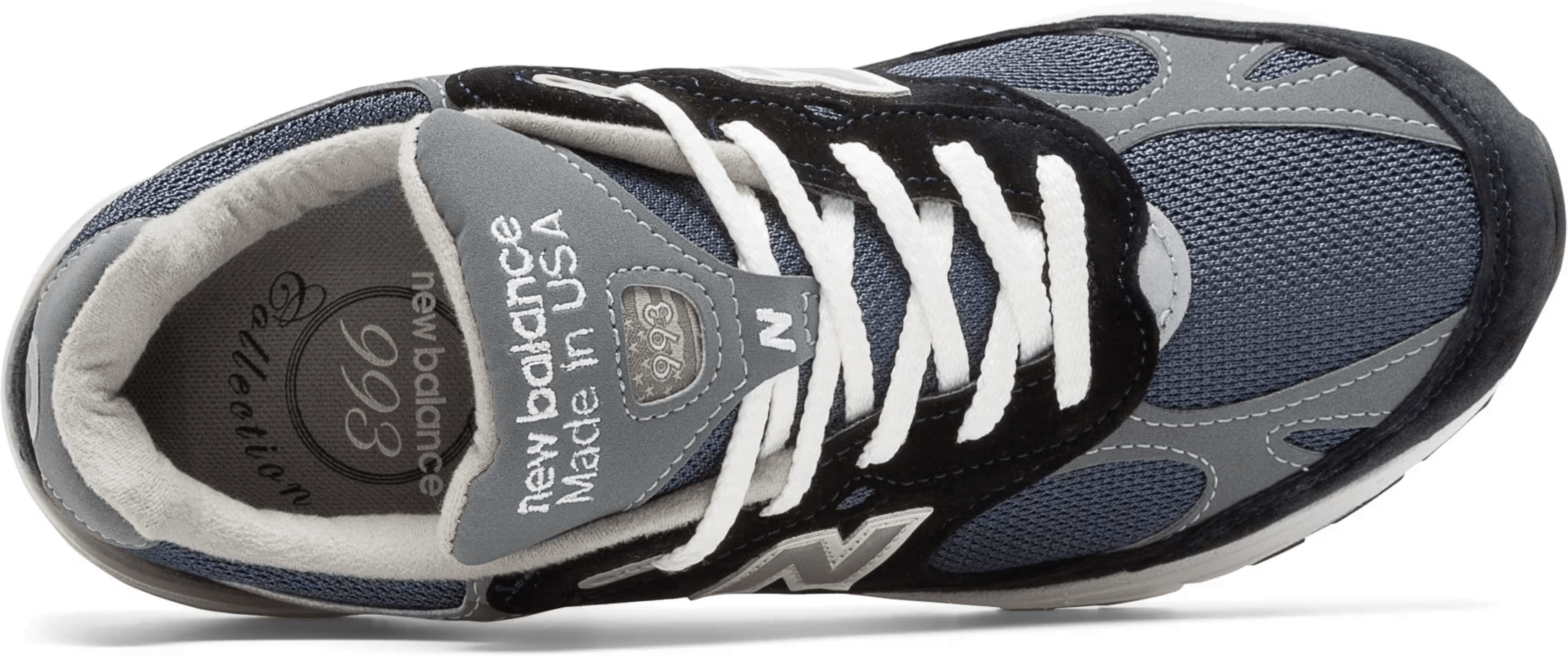 New Balance 993 MiUSA Navy White (Women's)