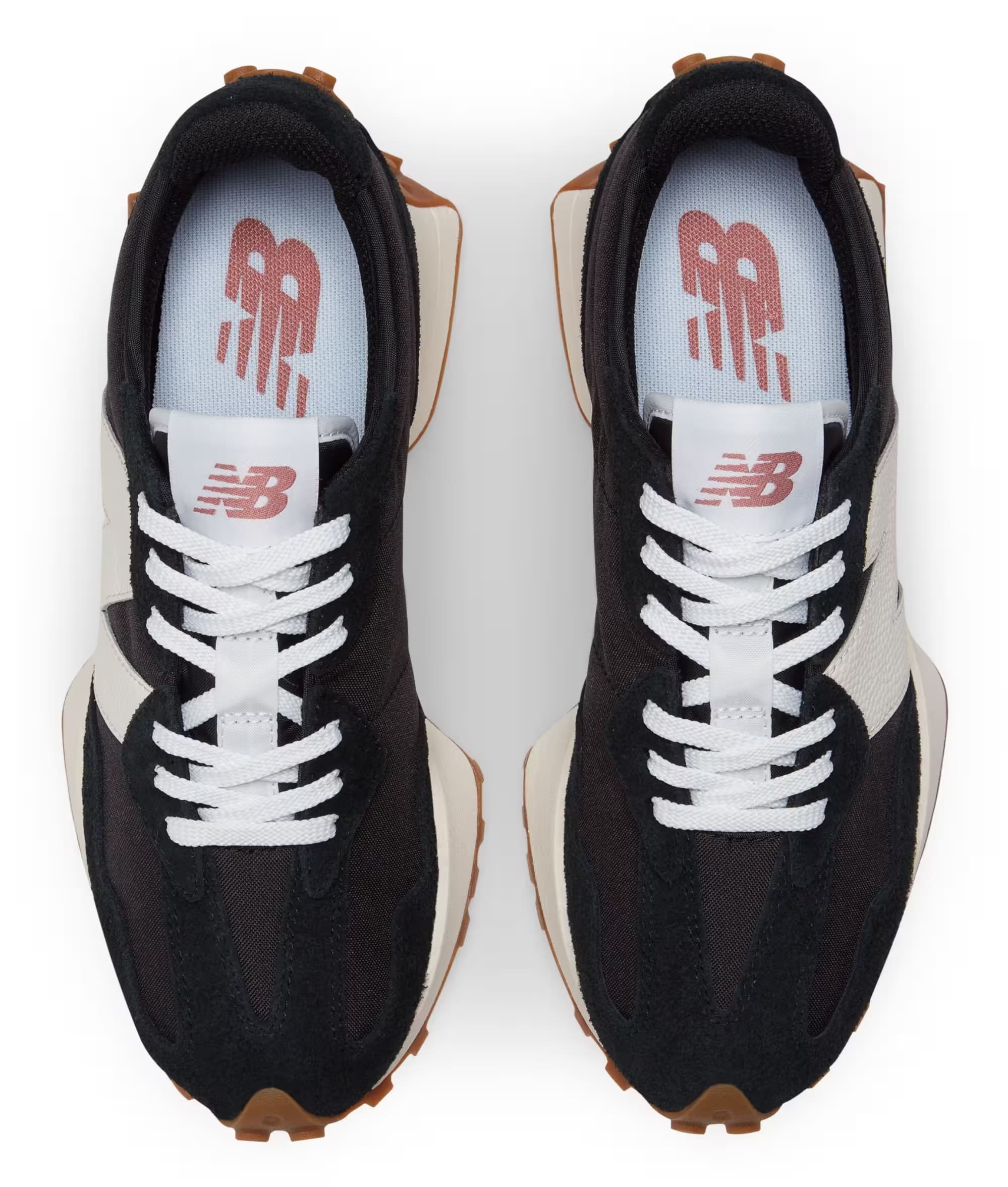 New Balance 327 Black White Gum (Women's)