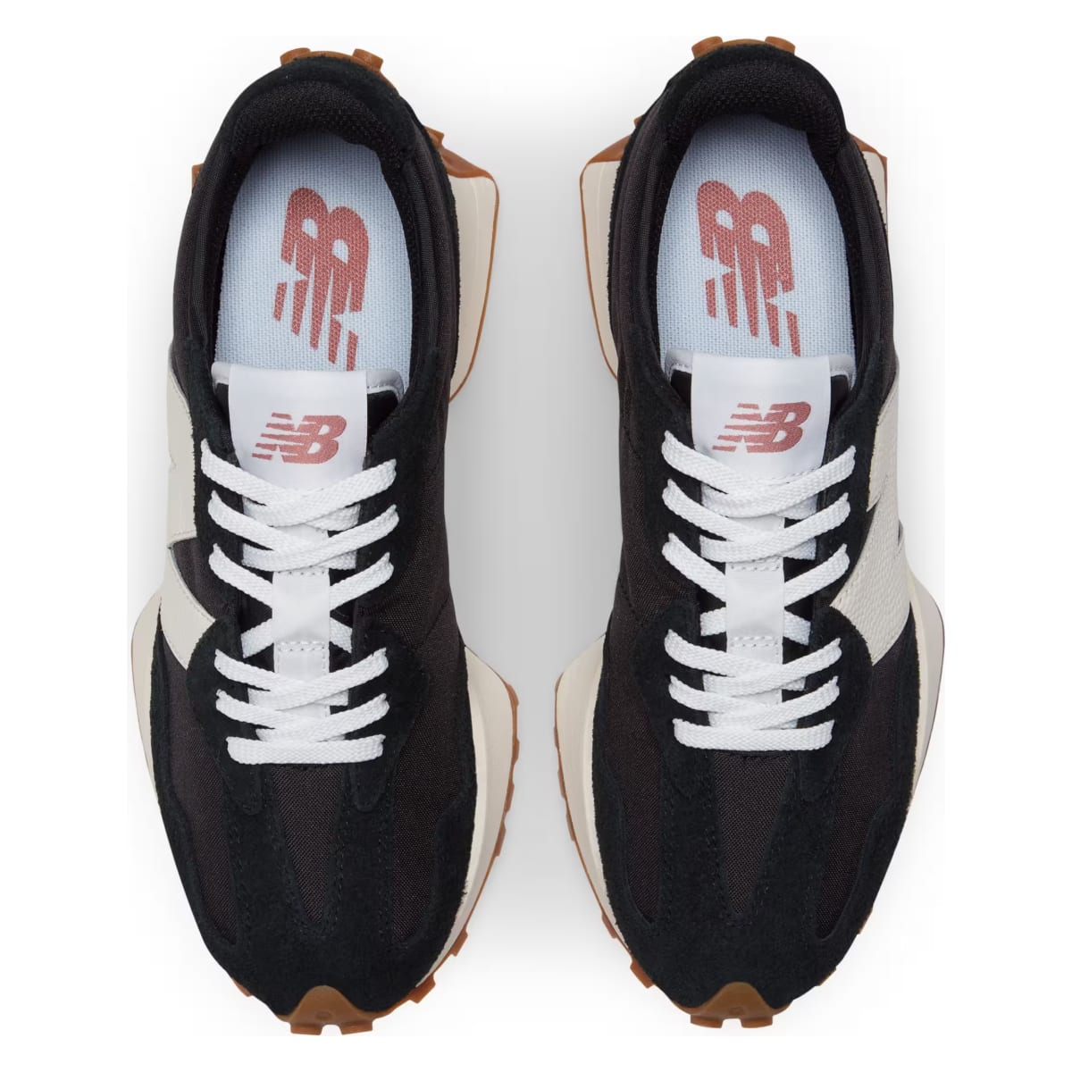 New Balance 327 Black White Gum (Women's)