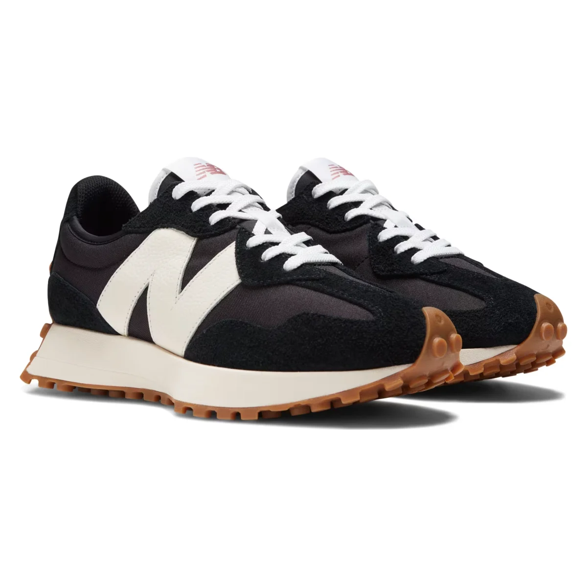 New Balance 327 Black White Gum (Women's)