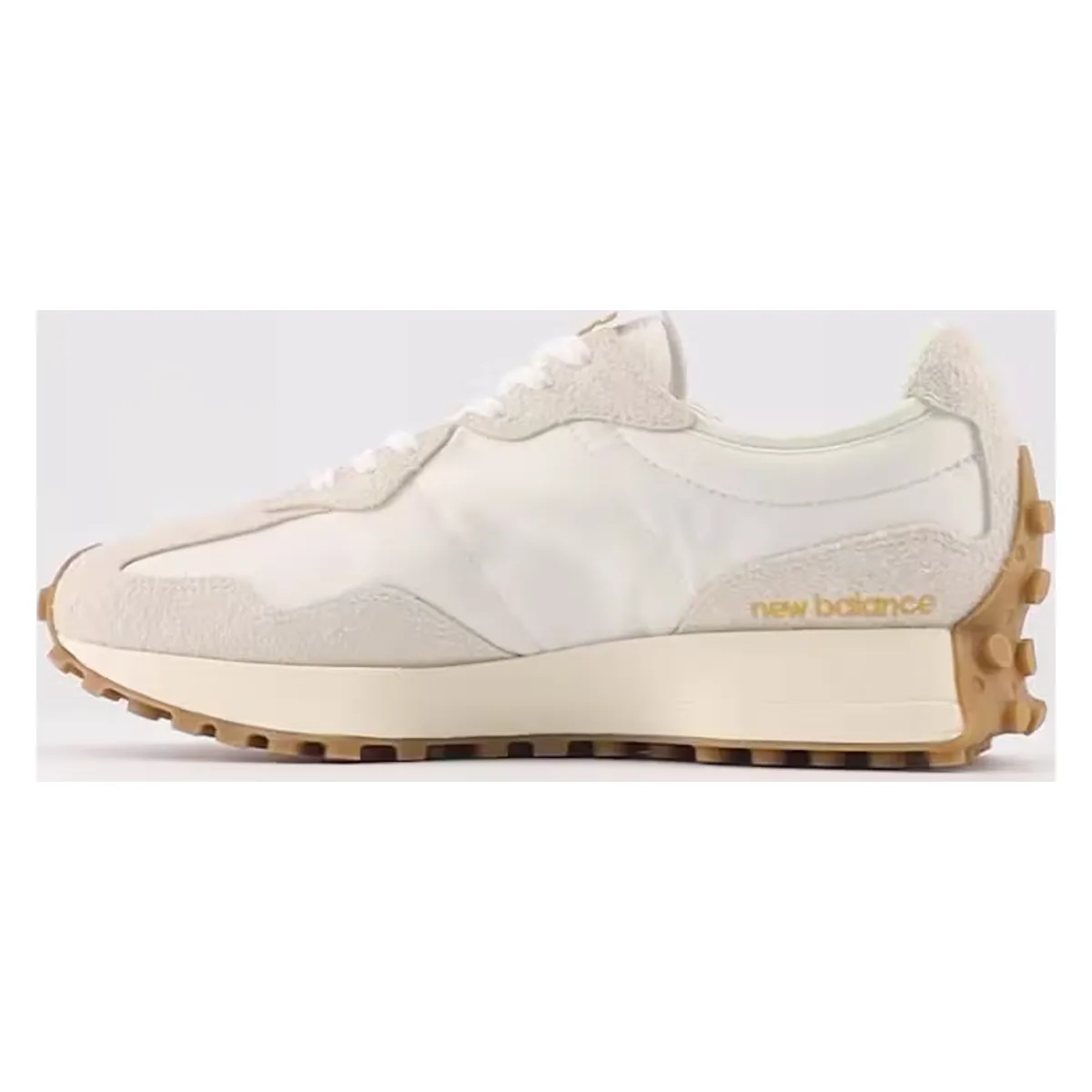 New Balance 327 Sea Salt Golden Hour Gum (Women's)