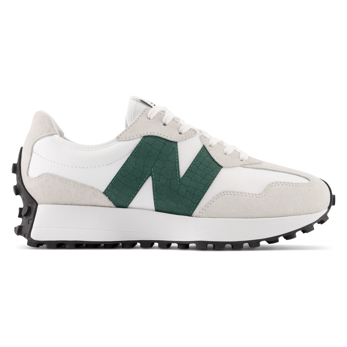 New Balance 327 White Nightwatch Green (W)
