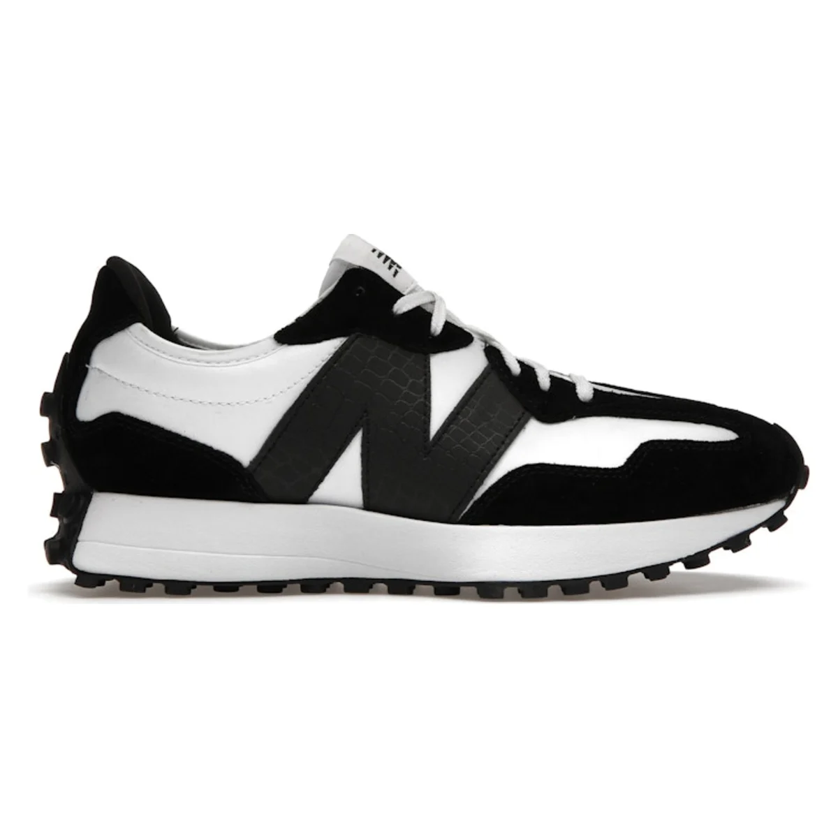 New Balance 327 Black White Black (Women's)