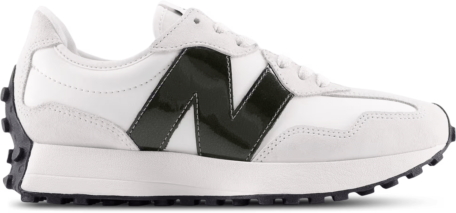 New Balance 327 White Dark Green (Women's)