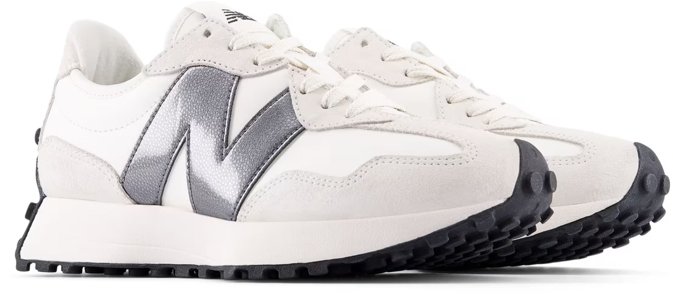 New Balance 327 White Dark Grey (Women's)