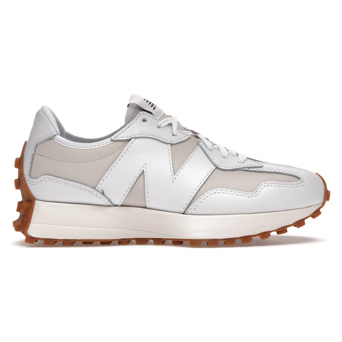 New Balance 327 White Moonbeam Gum (Women's)
