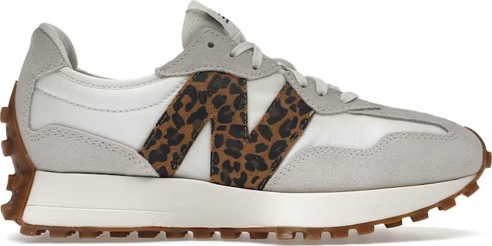 New Balance 327 Sea Salt Phantom Leopard Print Workwear (Women's)