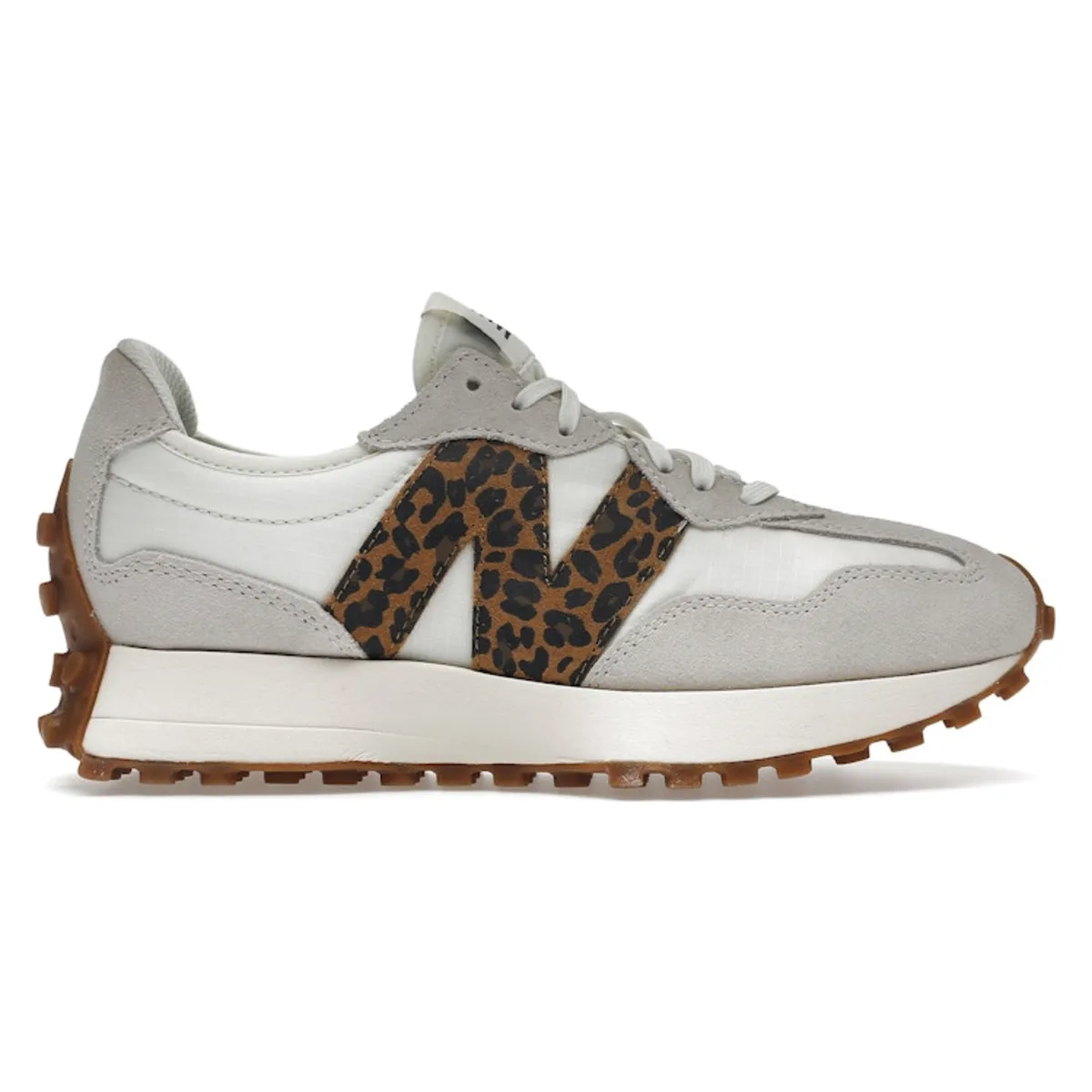 New Balance 327 Sea Salt Phantom Leopard Print Workwear (Women's)