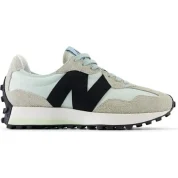 New Balance 327 White Black Grey Light Blue (Women's)