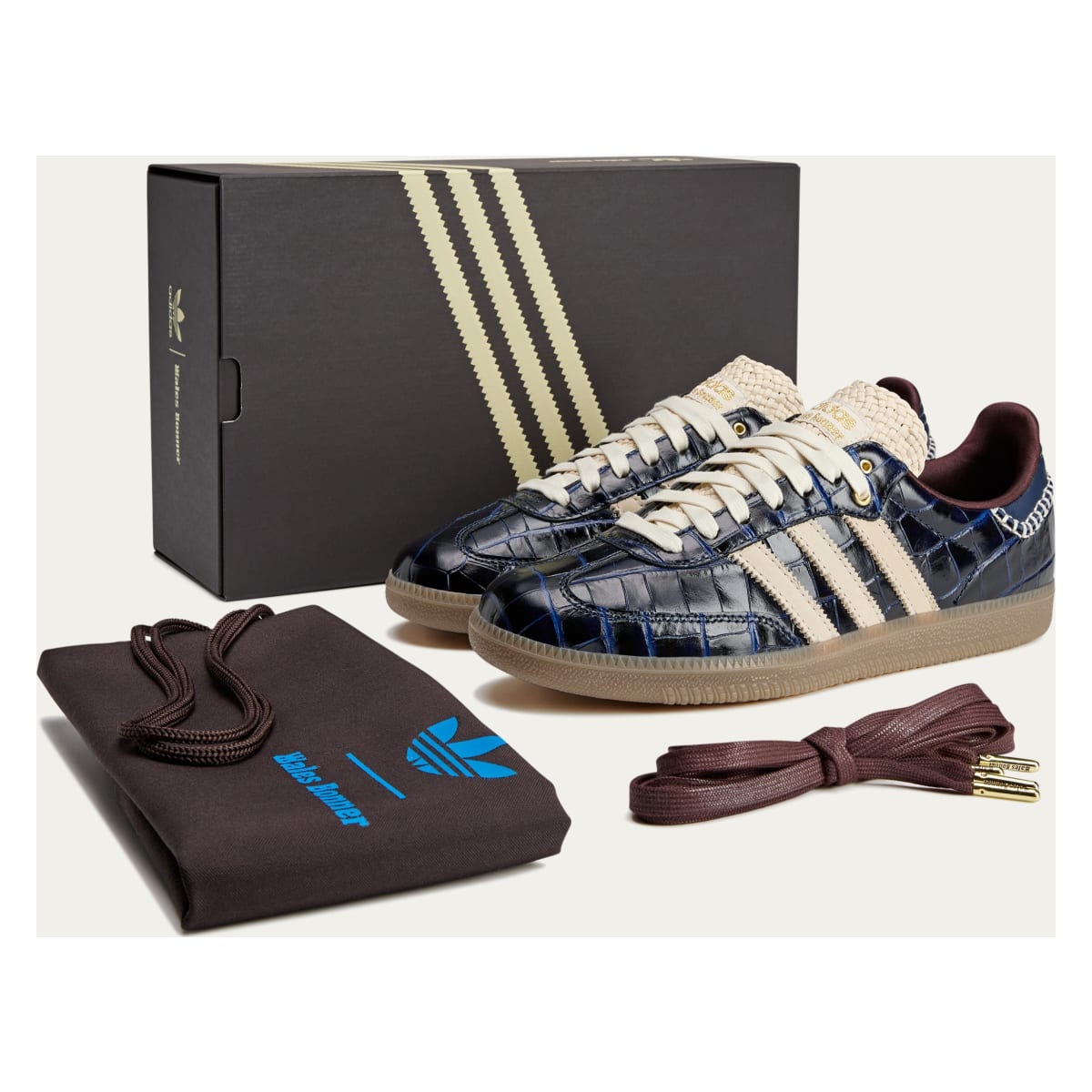 Wales Bonner x Adidas Samba "Collegiate Navy"