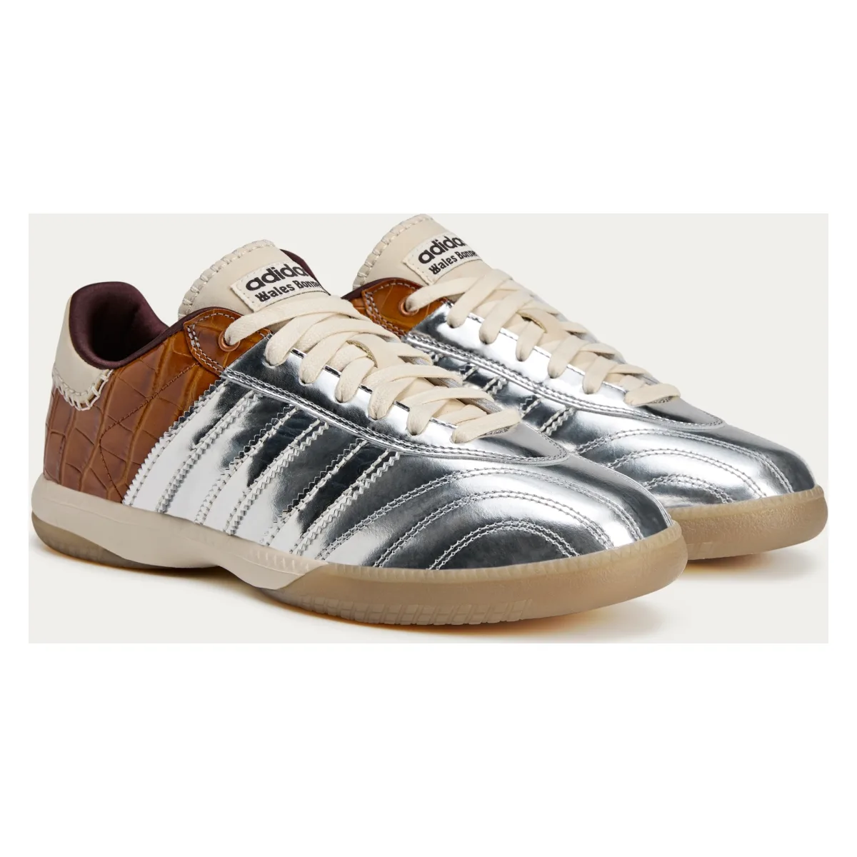Wales Bonner x Adidas Samba Millennium "Silver Metallic"
