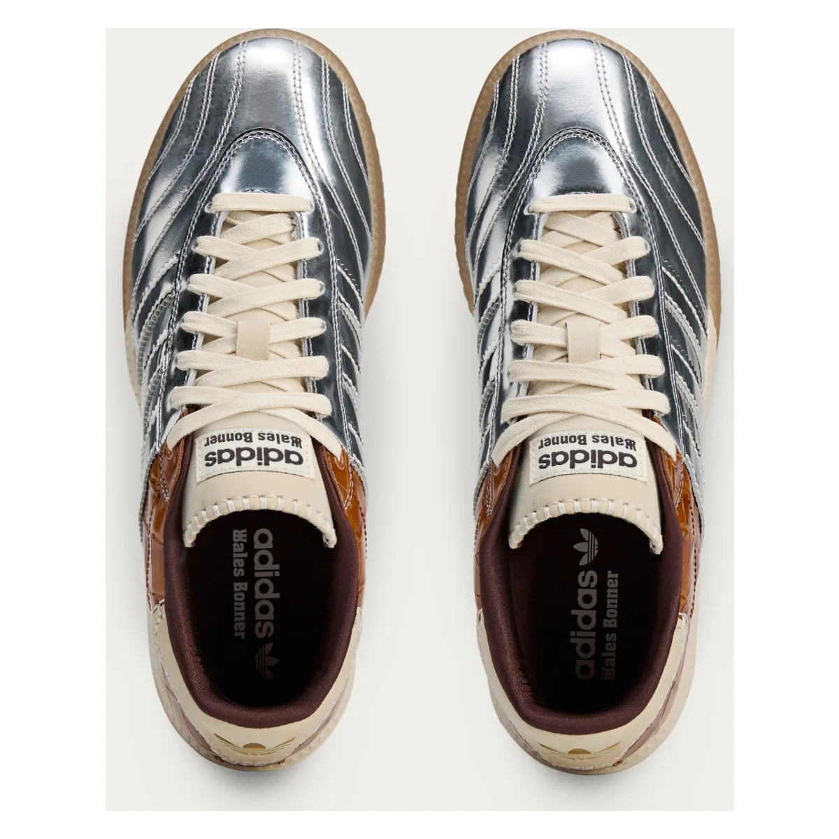 Wales Bonner x Adidas Samba Millennium "Silver Metallic"