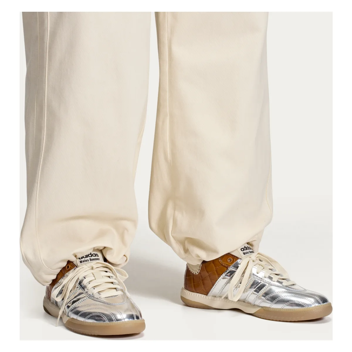 Wales Bonner x Adidas Samba Millennium "Silver Metallic"