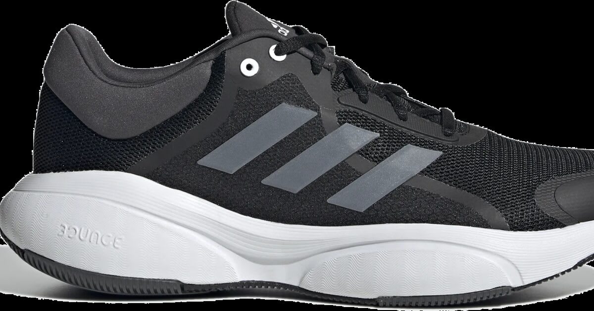 black adidas cross trainers