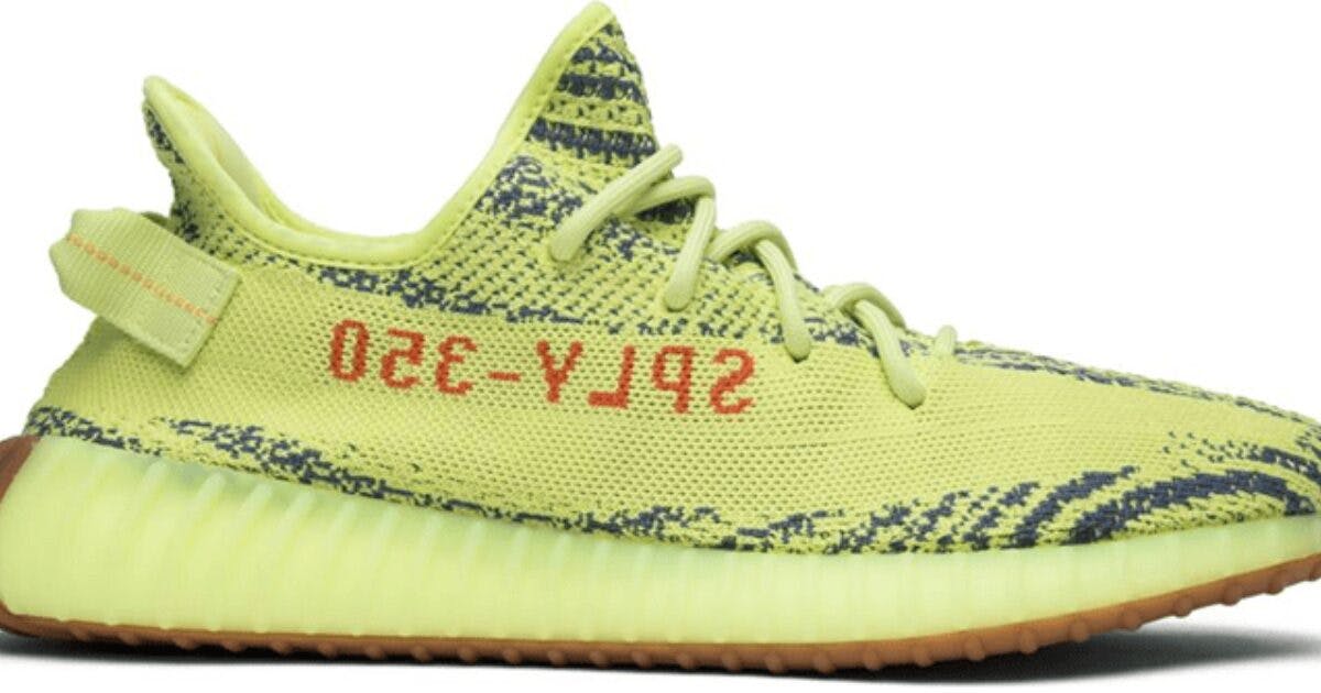 yellow yeezy 350 v2