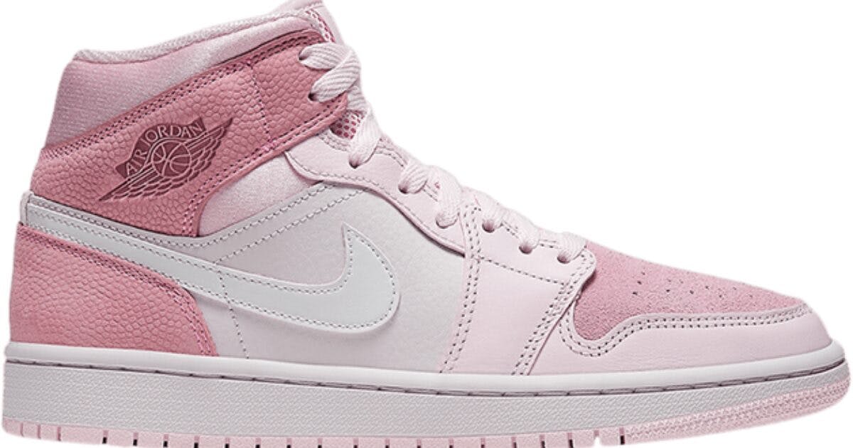 air jordans mid pink