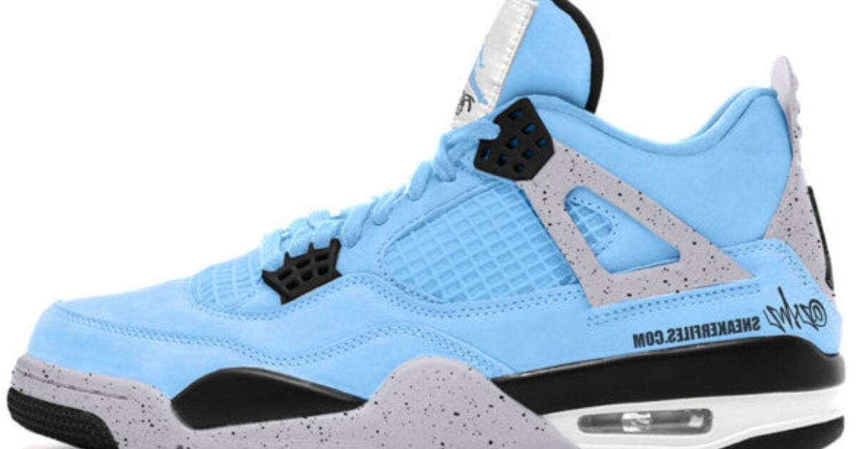 blue laser jordan 4