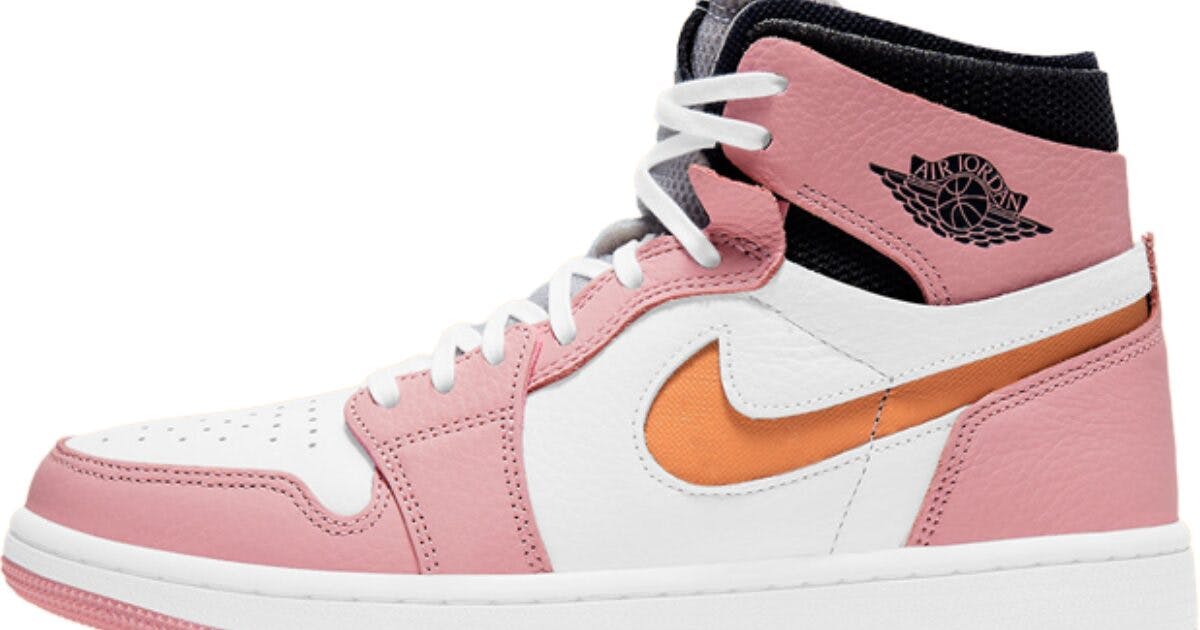 nike air jordan high top pink