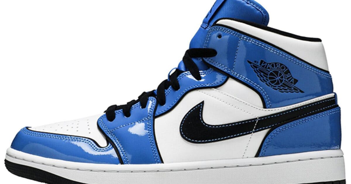 air jordan 1 dames blauw